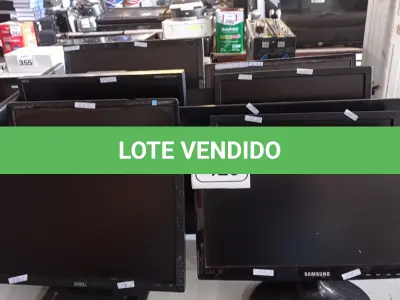 LOTE 420 - 12 MONITORES PARA RETIRADAS DE PEÇAS. (NO ESTADO) ATENÇÃO! FAZER A VISITAÇÃO ANTES DE ARREMATAR, NÃO SABEMOS SE FUNCIONA. LEILÃO NÃO TEM GARANTIA E NEM DEVOLUÇÃO, SUJEITO A POSSÍVEIS AVARIAS VISÍVEIS/OCULTAS E/OU AUSÊNCIA DE COMPONENTES.
