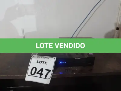 LOTE 047 - 01 DVR 8 CANAIS INTELBRÁS COM 07 CÂMERAS E 01 CENTRAL DE ALARME (RETIRADA POR CONTA DO ARREMATANTE). (NO ESTADO) ATENÇÃO! FAZER A VISITAÇÃO ANTES DE ARREMATAR, NÃO SABEMOS SE FUNCIONA. LEILÃO NÃO TEM GARANTIA E NEM DEVOLUÇÃO, SUJEITO A POSSÍVEIS AVARIAS VISÍVEIS/OCULTAS E/OU AUSÊNCIA DE COMPONENTES.