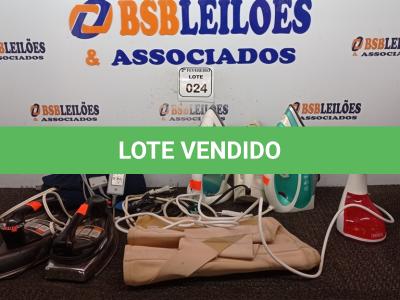 LOTE 024 - 05 FERROS DE PASSAR, 01 VAPORIZADOR, 01 MANTA TERMOSTÁTICA E 01 CINTA.  (NO ESTADO) ATENÇÃO! FAZER A VISITAÇÃO ANTES DE ARREMATAR, NÃO SABEMOS SE FUNCIONA. LEILÃO NÃO TEM GARANTIA E NEM DEVOLUÇÃO, SUJEITO A POSSÍVEIS AVARIAS VISÍVEIS/OCULTAS E/OU AUSÊNCIA DE COMPONENTES.