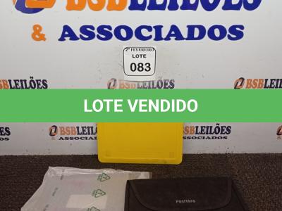 LOTE 083 - 01 TABLET MARCA POSITIVO SEM CARREGADOR. (NO ESTADO) ATENÇÃO! FAZER A VISITAÇÃO ANTES DE ARREMATAR, NÃO SABEMOS SE FUNCIONA. LEILÃO NÃO TEM GARANTIA E NEM DEVOLUÇÃO, SUJEITO A POSSÍVEIS AVARIAS VISÍVEIS/OCULTAS E/OU AUSÊNCIA DE COMPONENTES.