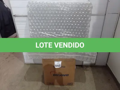 LOTE 052 - 01 CAIXA COM TAMPAS DE GARRAFA PET E 02 FARDOS DE GARRAFA PET DE 270ML. (NO ESTADO) ATENÇÃO! FAZER A VISITAÇÃO ANTES DE ARREMATAR, NÃO SABEMOS SE FUNCIONA. LEILÃO NÃO TEM GARANTIA E NEM DEVOLUÇÃO, SUJEITO A POSSÍVEIS AVARIAS VISÍVEIS/OCULTAS E/OU AUSÊNCIA DE COMPONENTES.