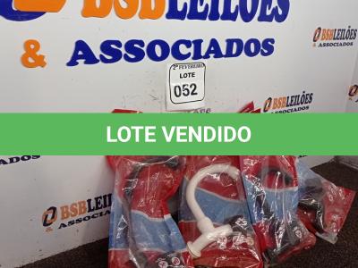 LOTE 052 - 06 TORNEIRAS P/PAREDE MARCA DURIN TAMANHOS DIVERSOS(NOVO). (NO ESTADO) ATENÇÃO! FAZER A VISITAÇÃO ANTES DE ARREMATAR, NÃO SABEMOS SE FUNCIONA. LEILÃO NÃO TEM GARANTIA E NEM DEVOLUÇÃO, SUJEITO A POSSÍVEIS AVARIAS VISÍVEIS/OCULTAS E/OU AUSÊNCIA DE COMPONENTES.