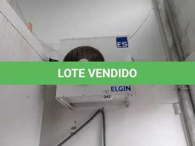 LOTE 042 - 01 CÂMARA FRIA COM UNIDADE CONDENSADORA (APROXIMADAMENTE 3,5X4X2,5M). (NO ESTADO) ATENÇÃO! FAZER A VISITAÇÃO ANTES DE ARREMATAR, NÃO SABEMOS SE FUNCIONA. LEILÃO NÃO TEM GARANTIA E NEM DEVOLUÇÃO, SUJEITO A POSSÍVEIS AVARIAS VISÍVEIS/OCULTAS E/OU AUSÊNCIA DE COMPONENTES.