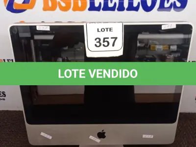 LOTE 357 - 01 IMAC PARA RETIRADA DE PEÇAS. (NO ESTADO) ATENÇÃO! FAZER A VISITAÇÃO ANTES DE ARREMATAR, NÃO SABEMOS SE FUNCIONA. LEILÃO NÃO TEM GARANTIA E NEM DEVOLUÇÃO, SUJEITO A POSSÍVEIS AVARIAS VISÍVEIS/OCULTAS E/OU AUSÊNCIA DE COMPONENTES.