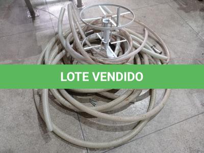 LOTE 023 - 01 LOTE COM MANGUEIRAS TAMANHOS DIVERSOS (NO ESTADO) ATENÇÃO! FAZER A VISITAÇÃO ANTES DE ARREMATAR, NÃO SABEMOS SE FUNCIONA. LEILÃO NÃO TEM GARANTIA E NEM DEVOLUÇÃO, SUJEITO A POSSÍVEIS AVARIAS VISÍVEIS/OCULTAS E/OU AUSÊNCIA DE COMPONENTES.