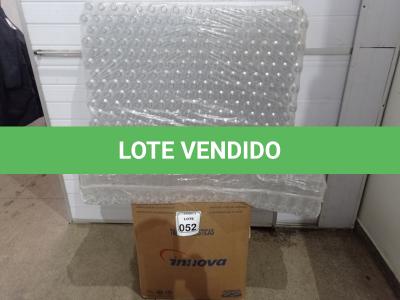 LOTE 052 - 01 CAIXA COM TAMPAS DE GARRAFA PET E 02 FARDOS DE GARRAFA PET DE 270ML. (NO ESTADO) ATENÇÃO! FAZER A VISITAÇÃO ANTES DE ARREMATAR, NÃO SABEMOS SE FUNCIONA. LEILÃO NÃO TEM GARANTIA E NEM DEVOLUÇÃO, SUJEITO A POSSÍVEIS AVARIAS VISÍVEIS/OCULTAS E/OU AUSÊNCIA DE COMPONENTES.