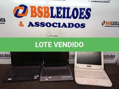 LOTE 066 - 03 NETBOOKS, SENDO 01 ACER, 01 HP E 01 NOVADATA SEM FONTE. (NO ESTADO) ATENÇÃO! FAZER A VISITAÇÃO ANTES DE ARREMATAR, NÃO SABEMOS SE FUNCIONA. LEILÃO NÃO TEM GARANTIA E NEM DEVOLUÇÃO, SUJEITO A POSSÍVEIS AVARIAS VISÍVEIS/OCULTAS E/OU AUSÊNCIA DE COMPONENTES.