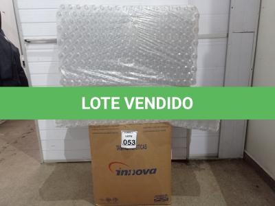 LOTE 053 - 01 CAIXA COM TAMPAS DE GARRAFA PET E 02 FARDOS DE GARRAFA PET DE 270ML. (NO ESTADO) ATENÇÃO! FAZER A VISITAÇÃO ANTES DE ARREMATAR, NÃO SABEMOS SE FUNCIONA. LEILÃO NÃO TEM GARANTIA E NEM DEVOLUÇÃO, SUJEITO A POSSÍVEIS AVARIAS VISÍVEIS/OCULTAS E/OU AUSÊNCIA DE COMPONENTES.