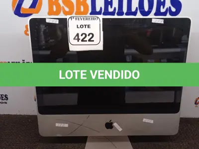 LOTE 422 - 01 IMAC. (NO ESTADO) ATENÇÃO! FAZER A VISITAÇÃO ANTES DE ARREMATAR, NÃO SABEMOS SE FUNCIONA. LEILÃO NÃO TEM GARANTIA E NEM DEVOLUÇÃO, SUJEITO A POSSÍVEIS AVARIAS VISÍVEIS/OCULTAS E/OU AUSÊNCIA DE COMPONENTES.