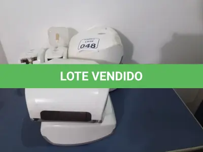 LOTE 048 - 02 DISPENSES DE PAPEL E 02 DISPENSES DE ÁLCOOL(NO ESTADO) ATENÇÃO! FAZER A VISITAÇÃO ANTES DE ARREMATAR, NÃO SABEMOS SE FUNCIONA. LEILÃO NÃO TEM GARANTIA E NEM DEVOLUÇÃO, SUJEITO A POSSÍVEIS AVARIAS VISÍVEIS/OCULTAS E/OU AUSÊNCIA DE COMPONENTES.
