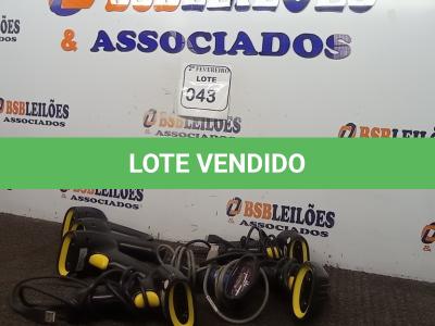LOTE 043 - 07 LEITORAS DE CÓDIGO DE BARRAS. (NO ESTADO) ATENÇÃO! FAZER A VISITAÇÃO ANTES DE ARREMATAR, NÃO SABEMOS SE FUNCIONA. LEILÃO NÃO TEM GARANTIA E NEM DEVOLUÇÃO, SUJEITO A POSSÍVEIS AVARIAS VISÍVEIS/OCULTAS E/OU AUSÊNCIA DE COMPONENTES.
