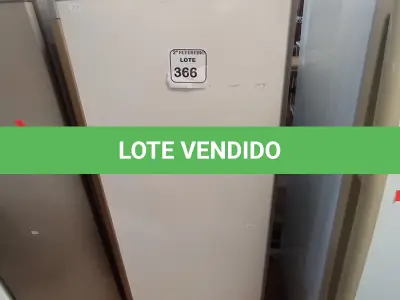 LOTE 366 -  01 FREEZER VERTICAL BRASTEMP FROST FREE 310. (NO ESTADO) ATENÇÃO! FAZER A VISITAÇÃO ANTES DE ARREMATAR, NÃO SABEMOS SE FUNCIONA. LEILÃO NÃO TEM GARANTIA E NEM DEVOLUÇÃO, SUJEITO A POSSÍVEIS AVARIAS VISÍVEIS/OCULTAS E/OU AUSÊNCIA DE COMPONENTES.