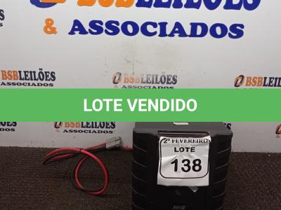 LOTE 138 - 01 MODULO DE BATERIA NHS. (NO ESTADO) ATENÇÃO! FAZER A VISITAÇÃO ANTES DE ARREMATAR, NÃO SABEMOS SE FUNCIONA. LEILÃO NÃO TEM GARANTIA E NEM DEVOLUÇÃO, SUJEITO A POSSÍVEIS AVARIAS VISÍVEIS/OCULTAS E/OU AUSÊNCIA DE COMPONENTES.