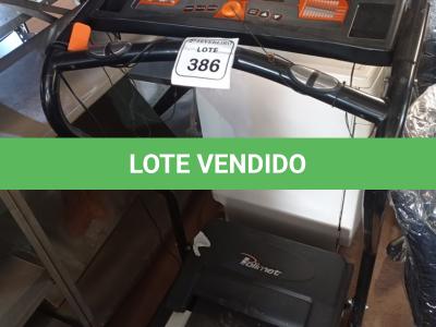 LOTE 386 - 01 ESTEIRA ERGOMÉTRICA MARCA POLIMET.  (NO ESTADO) ATENÇÃO! FAZER A VISITAÇÃO ANTES DE ARREMATAR, NÃO SABEMOS SE FUNCIONA. LEILÃO NÃO TEM GARANTIA E NEM DEVOLUÇÃO, SUJEITO A POSSÍVEIS AVARIAS VISÍVEIS/OCULTAS E/OU AUSÊNCIA DE COMPONENTES.