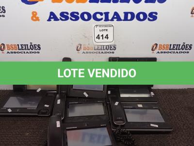 LOTE 414 - 04 APARELHOS TELEFÔNICOS TELA TOUCH MARCA GRANDSTREAM. (NO ESTADO) ATENÇÃO! FAZER A VISITAÇÃO ANTES DE ARREMATAR, NÃO SABEMOS SE FUNCIONA. LEILÃO NÃO TEM GARANTIA E NEM DEVOLUÇÃO, SUJEITO A POSSÍVEIS AVARIAS VISÍVEIS/OCULTAS E/OU AUSÊNCIA DE COMPONENTES.