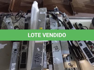 LOTE 324 - 01 LOTE COM TOMADAS PARA SERVIDORES.  (NO ESTADO) ATENÇÃO! FAZER A VISITAÇÃO ANTES DE ARREMATAR, NÃO SABEMOS SE FUNCIONA. LEILÃO NÃO TEM GARANTIA E NEM DEVOLUÇÃO, SUJEITO A POSSÍVEIS AVARIAS VISÍVEIS/OCULTAS E/OU AUSÊNCIA DE COMPONENTES.