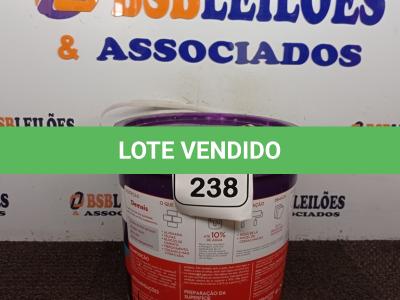 LOTE 238 -  01 BALDE DE TINTA HIDRO TINTAS ACRÍLICA NA COR BRANCO GELO. (NO ESTADO) ATENÇÃO! FAZER A VISITAÇÃO ANTES DE ARREMATAR, NÃO SABEMOS SE FUNCIONA. LEILÃO NÃO TEM GARANTIA E NEM DEVOLUÇÃO, SUJEITO A POSSÍVEIS AVARIAS VISÍVEIS/OCULTAS E/OU AUSÊNCIA DE COMPONENTES.
