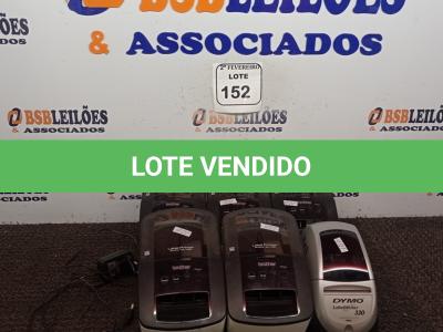 LOTE 152 - 06 IMPRESSORAS TÉRMICAS COM AVARIAS. (NO ESTADO) ATENÇÃO! FAZER A VISITAÇÃO ANTES DE ARREMATAR, NÃO SABEMOS SE FUNCIONA. LEILÃO NÃO TEM GARANTIA E NEM DEVOLUÇÃO, SUJEITO A POSSÍVEIS AVARIAS VISÍVEIS/OCULTAS E/OU AUSÊNCIA DE COMPONENTES.