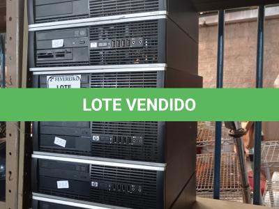 LOTE 294 - 06 CPU’S MARCA HP P/RETIRADA DE PEÇAS. (NO ESTADO) ATENÇÃO! FAZER A VISITAÇÃO ANTES DE ARREMATAR, NÃO SABEMOS SE FUNCIONA. LEILÃO NÃO TEM GARANTIA E NEM DEVOLUÇÃO, SUJEITO A POSSÍVEIS AVARIAS VISÍVEIS/OCULTAS E/OU AUSÊNCIA DE COMPONENTES.