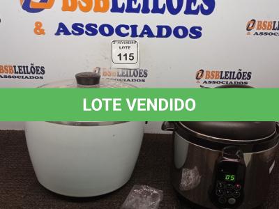 LOTE 115 - 02 PANELAS ELÉTRICAS SENDO 01 DEPRESSÃO. (NO ESTADO) ATENÇÃO! FAZER A VISITAÇÃO ANTES DE ARREMATAR, NÃO SABEMOS SE FUNCIONA. LEILÃO NÃO TEM GARANTIA E NEM DEVOLUÇÃO, SUJEITO A POSSÍVEIS AVARIAS VISÍVEIS/OCULTAS E/OU AUSÊNCIA DE COMPONENTES.