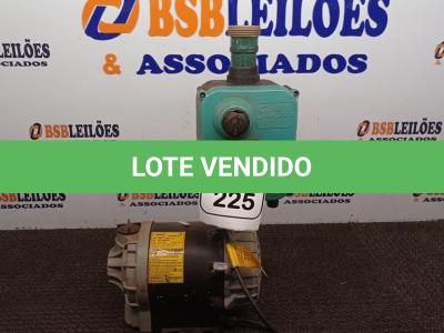 LOTE 225 -  01 BOMBA PRESSURIZADORA MARCA SYLLENTE. (NO ESTADO) ATENÇÃO! FAZER A VISITAÇÃO ANTES DE ARREMATAR, NÃO SABEMOS SE FUNCIONA. LEILÃO NÃO TEM GARANTIA E NEM DEVOLUÇÃO, SUJEITO A POSSÍVEIS AVARIAS VISÍVEIS/OCULTAS E/OU AUSÊNCIA DE COMPONENTES.