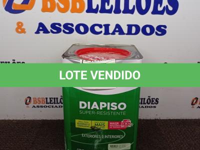 LOTE 113 - 01 LATA DE TINTA DIAPISO ACRÍLICO FOSCO PREMIUM AZUL PROFUNDO 16/18 EXTERIORES/INTERIORES MARCA IQUINE. (NOVO) (NO ESTADO) ATENÇÃO! FAZER A VISITAÇÃO ANTES DE ARREMATAR, NÃO SABEMOS SE FUNCIONA. LEILÃO NÃO TEM GARANTIA E NEM DEVOLUÇÃO, SUJEITO A POSSÍVEIS AVARIAS VISÍVEIS/OCULTAS E/OU AUSÊNCIA DE COMPONENTES.