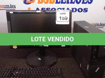 LOTE 159 - 01 CPU I5 MARCA LENOVO COM MONITOR MARCA OAC E TECLADO. (NO ESTADO) ATENÇÃO! FAZER A VISITAÇÃO ANTES DE ARREMATAR, NÃO SABEMOS SE FUNCIONA. LEILÃO NÃO TEM GARANTIA E NEM DEVOLUÇÃO, SUJEITO A POSSÍVEIS AVARIAS VISÍVEIS/OCULTAS E/OU AUSÊNCIA DE COMPONENTES.