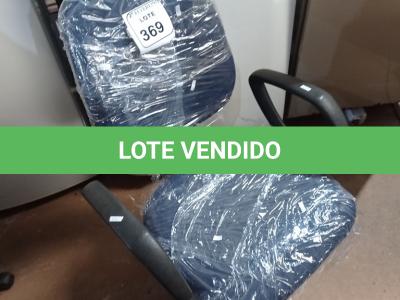 LOTE 369 -  01 CADEIRA GIRATÓRIA PARA ESCRITÓRIO. (NO ESTADO) ATENÇÃO! FAZER A VISITAÇÃO ANTES DE ARREMATAR, NÃO SABEMOS SE FUNCIONA. LEILÃO NÃO TEM GARANTIA E NEM DEVOLUÇÃO, SUJEITO A POSSÍVEIS AVARIAS VISÍVEIS/OCULTAS E/OU AUSÊNCIA DE COMPONENTES.