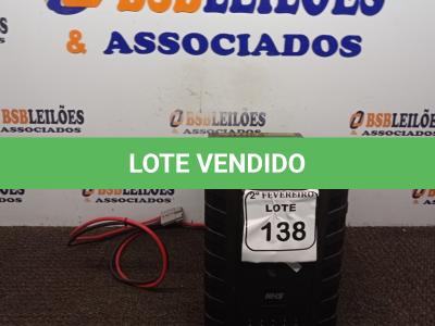 LOTE 138 - 01 MODULO DE BATERIA NHS. (NO ESTADO) ATENÇÃO! FAZER A VISITAÇÃO ANTES DE ARREMATAR, NÃO SABEMOS SE FUNCIONA. LEILÃO NÃO TEM GARANTIA E NEM DEVOLUÇÃO, SUJEITO A POSSÍVEIS AVARIAS VISÍVEIS/OCULTAS E/OU AUSÊNCIA DE COMPONENTES.