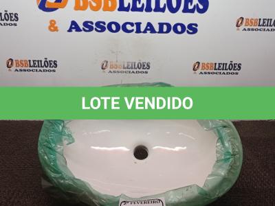 LOTE 142 - 01 CUBA DE EMBUTIR OVAL MARCA DECA. (NOVO) (NO ESTADO) ATENÇÃO! FAZER A VISITAÇÃO ANTES DE ARREMATAR, NÃO SABEMOS SE FUNCIONA. LEILÃO NÃO TEM GARANTIA E NEM DEVOLUÇÃO, SUJEITO A POSSÍVEIS AVARIAS VISÍVEIS/OCULTAS E/OU AUSÊNCIA DE COMPONENTES.