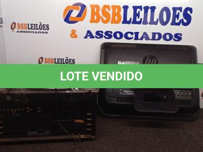 LOTE 242 -  01 ALL IN ONE MARCA HP E 01 APARELHO DE SOM GRADIENTE.  (NO ESTADO) ATENÇÃO! FAZER A VISITAÇÃO ANTES DE ARREMATAR, NÃO SABEMOS SE FUNCIONA. LEILÃO NÃO TEM GARANTIA E NEM DEVOLUÇÃO, SUJEITO A POSSÍVEIS AVARIAS VISÍVEIS/OCULTAS E/OU AUSÊNCIA DE COMPONENTES.