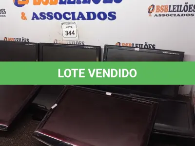 LOTE 344 -  08 MONITORES DIVERSOS COM AVARIAS. (NO ESTADO) ATENÇÃO! FAZER A VISITAÇÃO ANTES DE ARREMATAR, NÃO SABEMOS SE FUNCIONA. LEILÃO NÃO TEM GARANTIA E NEM DEVOLUÇÃO, SUJEITO A POSSÍVEIS AVARIAS VISÍVEIS/OCULTAS E/OU AUSÊNCIA DE COMPONENTES.