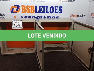 LOTE 134 - 02 QUADROS ELÉTRICOS. (NO ESTADO) ATENÇÃO! FAZER A VISITAÇÃO ANTES DE ARREMATAR, NÃO SABEMOS SE FUNCIONA. LEILÃO NÃO TEM GARANTIA E NEM DEVOLUÇÃO, SUJEITO A POSSÍVEIS AVARIAS VISÍVEIS/OCULTAS E/OU AUSÊNCIA DE COMPONENTES.
