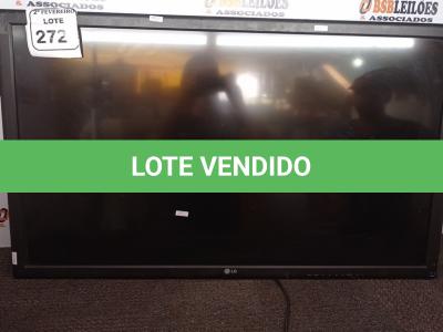 LOTE 272 -  01 MONITOR LG 42”. (NO ESTADO) ATENÇÃO! FAZER A VISITAÇÃO ANTES DE ARREMATAR, NÃO SABEMOS SE FUNCIONA. LEILÃO NÃO TEM GARANTIA E NEM DEVOLUÇÃO, SUJEITO A POSSÍVEIS AVARIAS VISÍVEIS/OCULTAS E/OU AUSÊNCIA DE COMPONENTES.