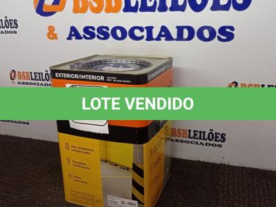 LOTE 266 -  01 LATA DE TINTA DE PISO MARCA SUVINIL NA COR CINZA ESCURO FOSCO. (NO ESTADO) ATENÇÃO! FAZER A VISITAÇÃO ANTES DE ARREMATAR, NÃO SABEMOS SE FUNCIONA. LEILÃO NÃO TEM GARANTIA E NEM DEVOLUÇÃO, SUJEITO A POSSÍVEIS AVARIAS VISÍVEIS/OCULTAS E/OU AUSÊNCIA DE COMPONENTES.