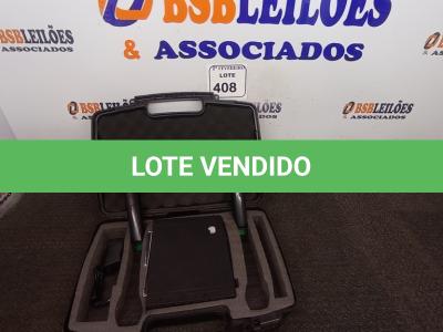 LOTE 408 - 01 MALETA COM 02 MICROFONES E 01 RECEPTOR SKP. (NO ESTADO) ATENÇÃO! FAZER A VISITAÇÃO ANTES DE ARREMATAR, NÃO SABEMOS SE FUNCIONA. LEILÃO NÃO TEM GARANTIA E NEM DEVOLUÇÃO, SUJEITO A POSSÍVEIS AVARIAS VISÍVEIS/OCULTAS E/OU AUSÊNCIA DE COMPONENTES.