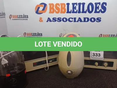LOTE 333 - 04 UMIDIFICADORES MARCAS E MODELOS DIVERSOS. (NO ESTADO) ATENÇÃO! FAZER A VISITAÇÃO ANTES DE ARREMATAR, NÃO SABEMOS SE FUNCIONA. LEILÃO NÃO TEM GARANTIA E NEM DEVOLUÇÃO, SUJEITO A POSSÍVEIS AVARIAS VISÍVEIS/OCULTAS E/OU AUSÊNCIA DE COMPONENTES.