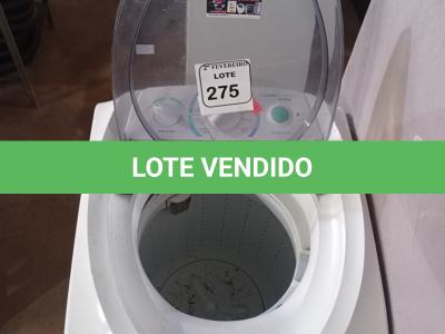 LOTE 275 - 01 MÁQUINA DE LAVAR ROUPAS ELECTROLUX 6KG 220VOLTS. (NO ESTADO) ATENÇÃO! FAZER A VISITAÇÃO ANTES DE ARREMATAR, NÃO SABEMOS SE FUNCIONA. LEILÃO NÃO TEM GARANTIA E NEM DEVOLUÇÃO, SUJEITO A POSSÍVEIS AVARIAS VISÍVEIS/OCULTAS E/OU AUSÊNCIA DE COMPONENTES.