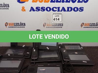 LOTE 414 - 04 APARELHOS TELEFÔNICOS TELA TOUCH MARCA GRANDSTREAM. (NO ESTADO) ATENÇÃO! FAZER A VISITAÇÃO ANTES DE ARREMATAR, NÃO SABEMOS SE FUNCIONA. LEILÃO NÃO TEM GARANTIA E NEM DEVOLUÇÃO, SUJEITO A POSSÍVEIS AVARIAS VISÍVEIS/OCULTAS E/OU AUSÊNCIA DE COMPONENTES.