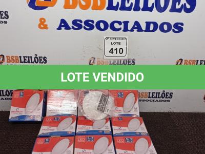 LOTE 410 - 10 LUMINÁRIAS CIRCULARES DE LED P/EMBUTIR MARCA DECORLUX. (NOVO). (NO ESTADO) ATENÇÃO! FAZER A VISITAÇÃO ANTES DE ARREMATAR, NÃO SABEMOS SE FUNCIONA. LEILÃO NÃO TEM GARANTIA E NEM DEVOLUÇÃO, SUJEITO A POSSÍVEIS AVARIAS VISÍVEIS/OCULTAS E/OU AUSÊNCIA DE COMPONENTES.