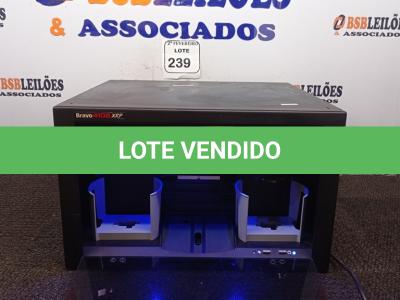LOTE 239 -  01 IMPRESSORA A LASER PARA GRAVAÇÃO DE CDS. (NO ESTADO) ATENÇÃO! FAZER A VISITAÇÃO ANTES DE ARREMATAR, NÃO SABEMOS SE FUNCIONA. LEILÃO NÃO TEM GARANTIA E NEM DEVOLUÇÃO, SUJEITO A POSSÍVEIS AVARIAS VISÍVEIS/OCULTAS E/OU AUSÊNCIA DE COMPONENTES.