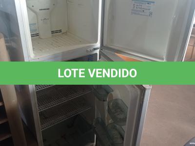 LOTE 330 -  01 GELADEIRA BRASTEMP 220 VOLTS. (NO ESTADO) ATENÇÃO! FAZER A VISITAÇÃO ANTES DE ARREMATAR, NÃO SABEMOS SE FUNCIONA. LEILÃO NÃO TEM GARANTIA E NEM DEVOLUÇÃO, SUJEITO A POSSÍVEIS AVARIAS VISÍVEIS/OCULTAS E/OU AUSÊNCIA DE COMPONENTES.