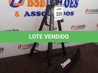 LOTE 335 - 01 TRIPÉ P/CÂMERA FOTOGRÁFICA MARCA TOMATE MODELO MTG-3016. (NO ESTADO) ATENÇÃO! FAZER A VISITAÇÃO ANTES DE ARREMATAR, NÃO SABEMOS SE FUNCIONA. LEILÃO NÃO TEM GARANTIA E NEM DEVOLUÇÃO, SUJEITO A POSSÍVEIS AVARIAS VISÍVEIS/OCULTAS E/OU AUSÊNCIA DE COMPONENTES.