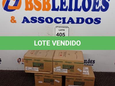 LOTE 405 - 04 CAIXAS COM 06 UNIDADES CADA DE CATALIZADOR VERNIZ PU. (NOVO) (NO ESTADO) ATENÇÃO! FAZER A VISITAÇÃO ANTES DE ARREMATAR, NÃO SABEMOS SE FUNCIONA. LEILÃO NÃO TEM GARANTIA E NEM DEVOLUÇÃO, SUJEITO A POSSÍVEIS AVARIAS VISÍVEIS/OCULTAS E/OU AUSÊNCIA DE COMPONENTES.
