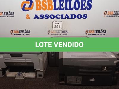 LOTE 291 - 03 IMPRESSORAS MARCAS LEXMARK E SAMSUNG. (NO ESTADO) ATENÇÃO! FAZER A VISITAÇÃO ANTES DE ARREMATAR, NÃO SABEMOS SE FUNCIONA. LEILÃO NÃO TEM GARANTIA E NEM DEVOLUÇÃO, SUJEITO A POSSÍVEIS AVARIAS VISÍVEIS/OCULTAS E/OU AUSÊNCIA DE COMPONENTES.