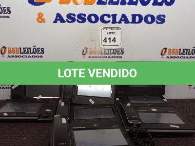 LOTE 414 - 04 APARELHOS TELEFÔNICOS TELA TOUCH MARCA GRANDSTREAM. (NO ESTADO) ATENÇÃO! FAZER A VISITAÇÃO ANTES DE ARREMATAR, NÃO SABEMOS SE FUNCIONA. LEILÃO NÃO TEM GARANTIA E NEM DEVOLUÇÃO, SUJEITO A POSSÍVEIS AVARIAS VISÍVEIS/OCULTAS E/OU AUSÊNCIA DE COMPONENTES.