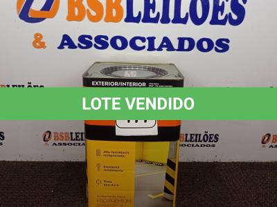 LOTE 177 - 01 LATA DE TINTA EXTERIOR/INTERIOR PARA PISO NA COR FOSCO CINZA ESCURO DE 18L SUVINIL. (NO ESTADO) ATENÇÃO! FAZER A VISITAÇÃO ANTES DE ARREMATAR, NÃO SABEMOS SE FUNCIONA. LEILÃO NÃO TEM GARANTIA E NEM DEVOLUÇÃO, SUJEITO A POSSÍVEIS AVARIAS VISÍVEIS/OCULTAS E/OU AUSÊNCIA DE COMPONENTES.