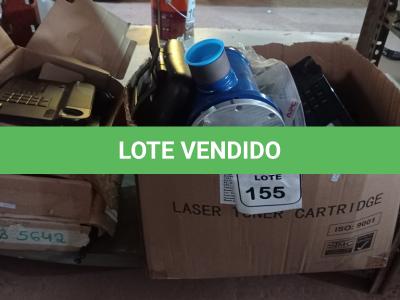 LOTE 155 - 01 LOTE COM DIVERSOS APARELHOS TELEFÔNICOS, DIVERSOS ITENS E TANQUE SEPARADOS DE ÓLEO. (NO ESTADO) ATENÇÃO! FAZER A VISITAÇÃO ANTES DE ARREMATAR, NÃO SABEMOS SE FUNCIONA. LEILÃO NÃO TEM GARANTIA E NEM DEVOLUÇÃO, SUJEITO A POSSÍVEIS AVARIAS VISÍVEIS/OCULTAS E/OU AUSÊNCIA DE COMPONENTES.