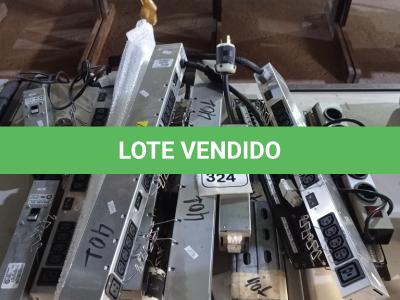 LOTE 324 - 01 LOTE COM TOMADAS PARA SERVIDORES.  (NO ESTADO) ATENÇÃO! FAZER A VISITAÇÃO ANTES DE ARREMATAR, NÃO SABEMOS SE FUNCIONA. LEILÃO NÃO TEM GARANTIA E NEM DEVOLUÇÃO, SUJEITO A POSSÍVEIS AVARIAS VISÍVEIS/OCULTAS E/OU AUSÊNCIA DE COMPONENTES.