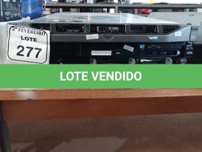 LOTE 277 - 03 SERVIDORES DELL.  (NO ESTADO) ATENÇÃO! FAZER A VISITAÇÃO ANTES DE ARREMATAR, NÃO SABEMOS SE FUNCIONA. LEILÃO NÃO TEM GARANTIA E NEM DEVOLUÇÃO, SUJEITO A POSSÍVEIS AVARIAS VISÍVEIS/OCULTAS E/OU AUSÊNCIA DE COMPONENTES.